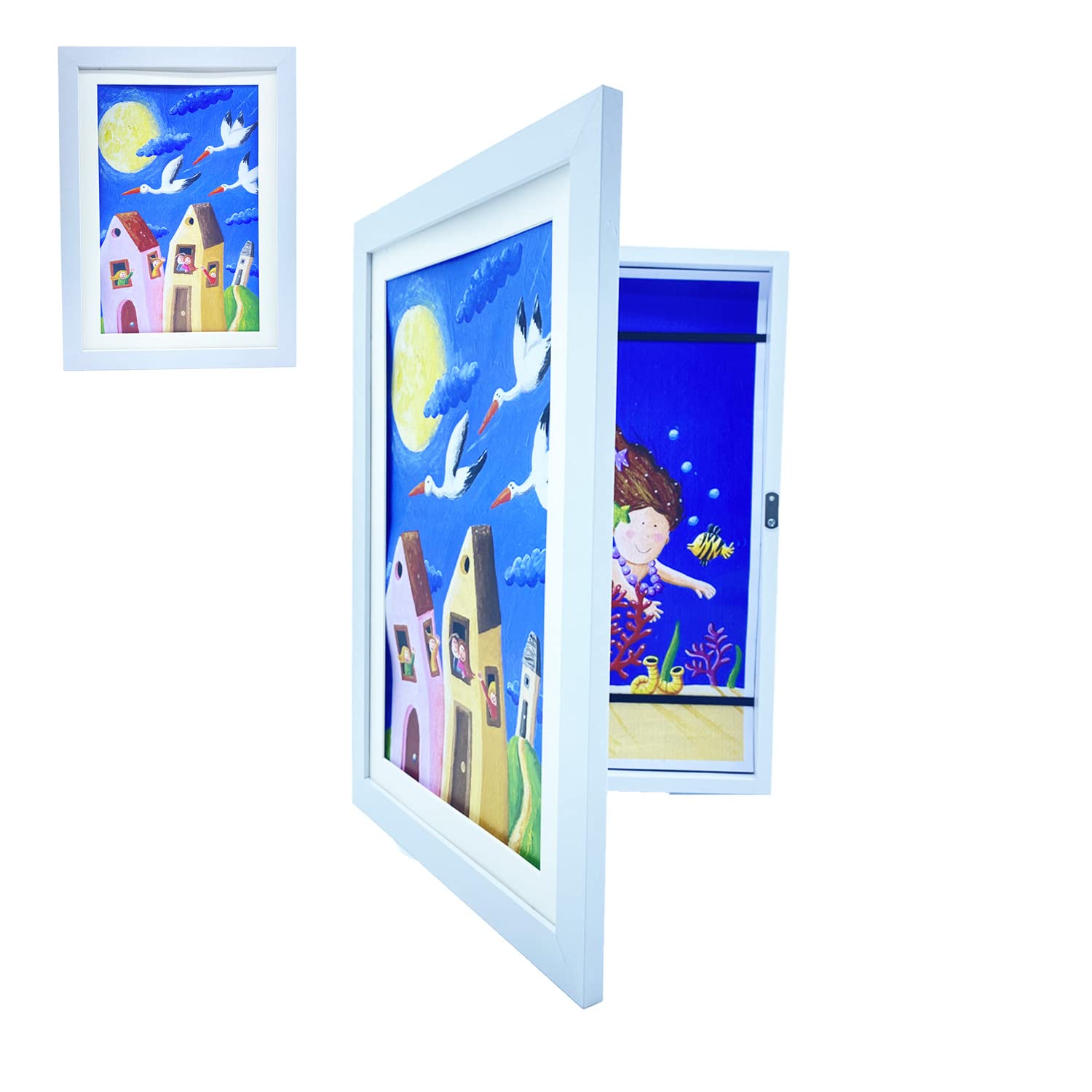 子供の絵 Amazon.co.jp: 8.5x11 キッズアートフレーム ホワイト 1個 - キッズ